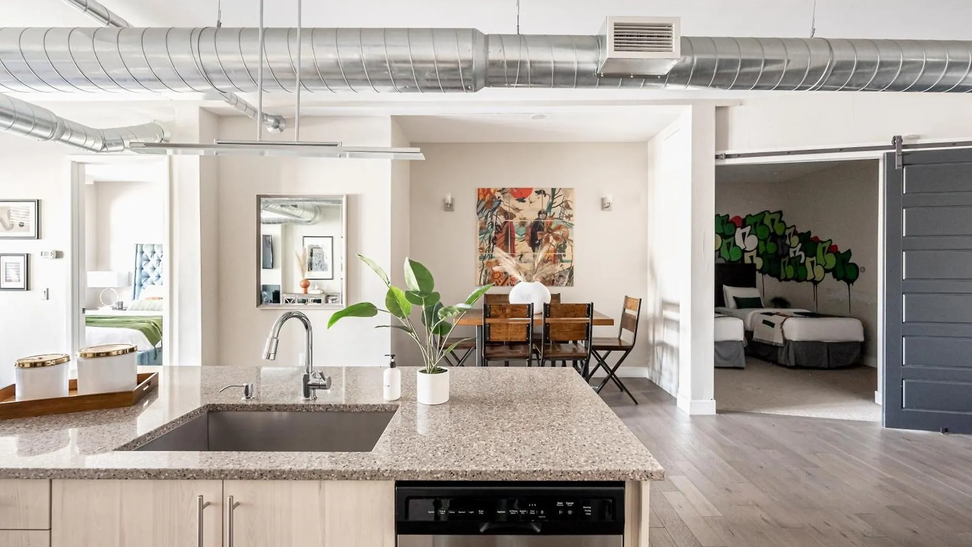 فيلا Bright & Breezy | Rino Art Lofts دنفر